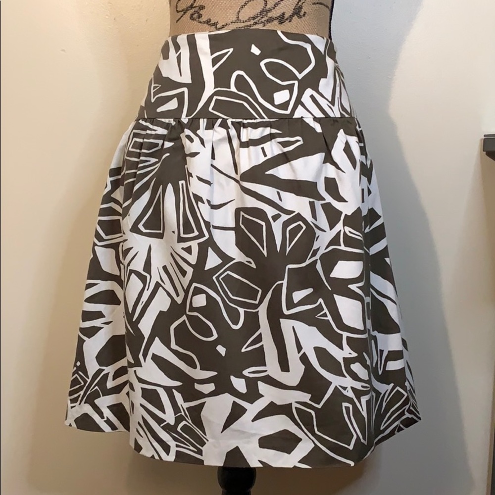 Ralph Lauren A-Line tropical exploration skirt